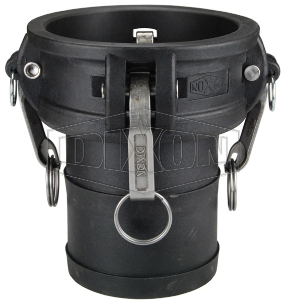 Polypropylene Cam & Groove Type C Coupler x Hose Shank